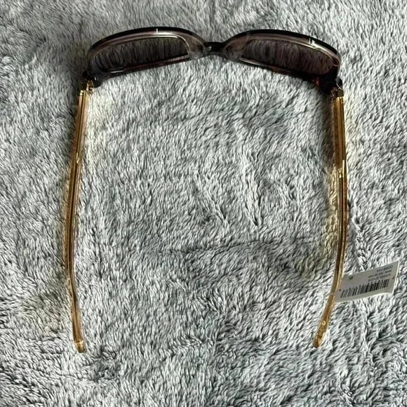 Kate Spade Kinsley 55mm Cat Eye Sunglasses in Dark Havana/Brown Gradient NWT - Picture 7 of 7